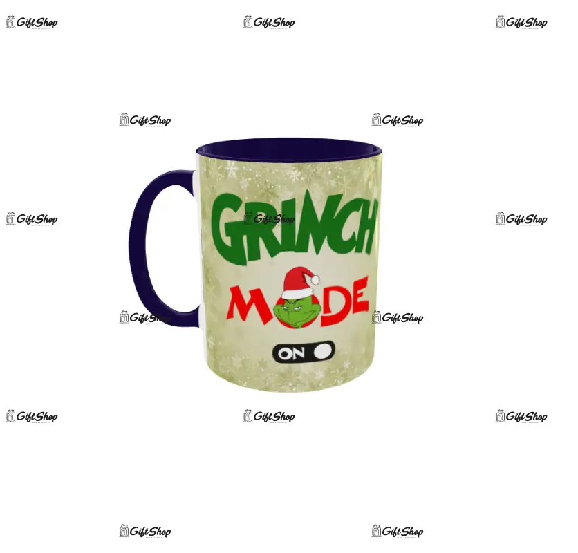 Grinch mode on, cana din ceramica, 330ml, model cgs1805